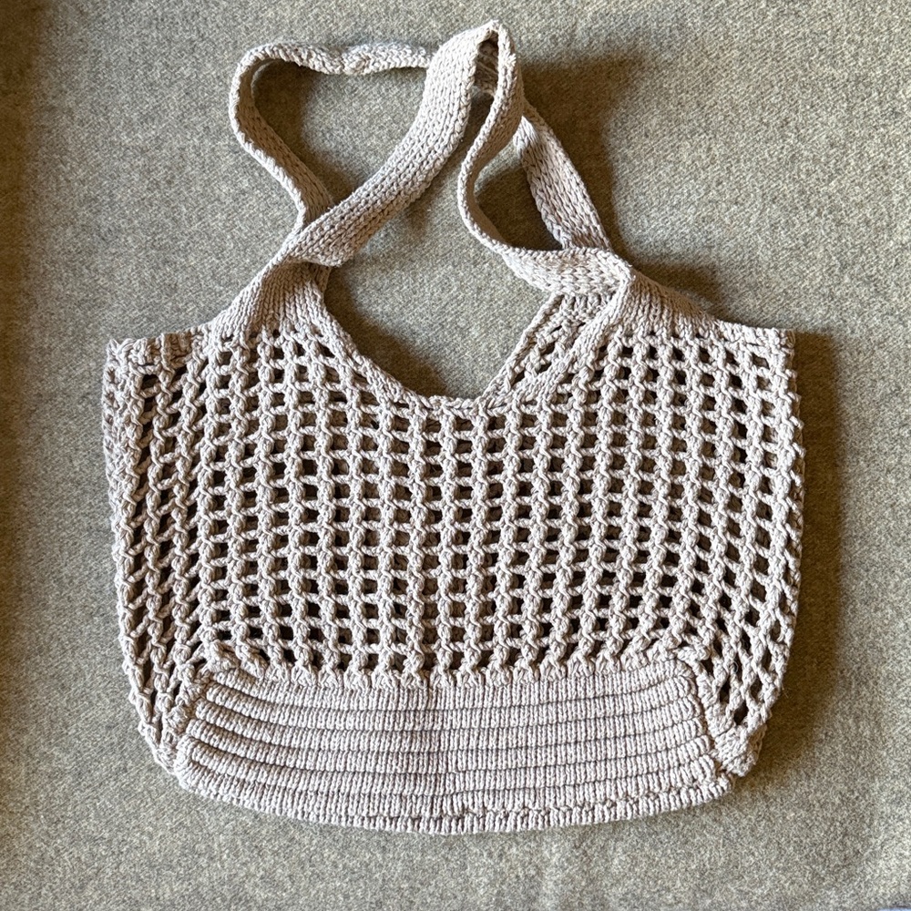 Crochet Mesh Tote Bag